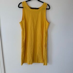 Tommy Hilfiger Yellow Mini Dress Size 14